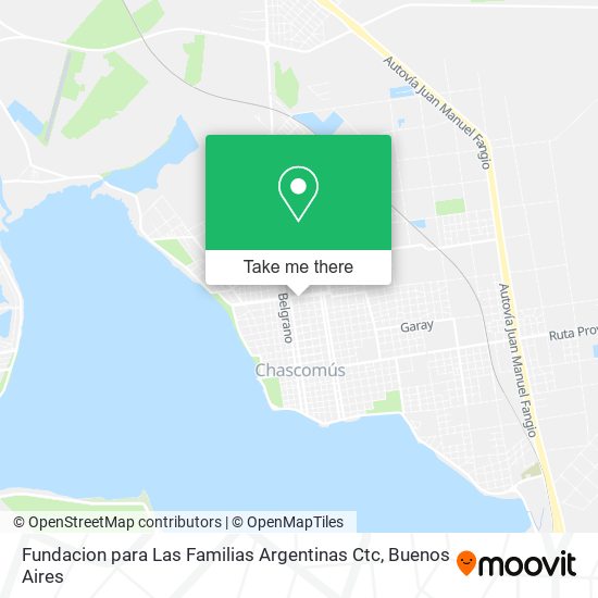 Mapa de Fundacion para Las Familias Argentinas Ctc