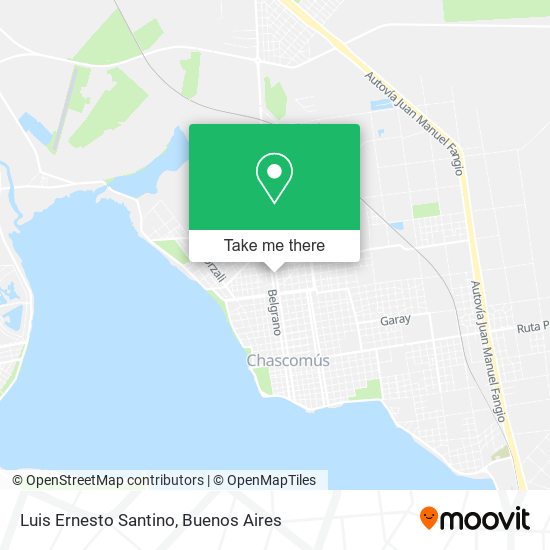 Luis Ernesto Santino map