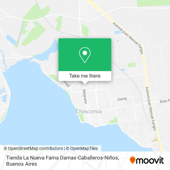 Tienda La Nueva Fama Damas-Caballeros-Niños map