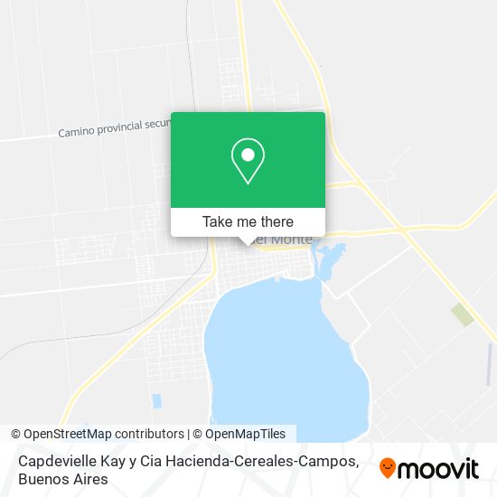 Capdevielle Kay y Cia Hacienda-Cereales-Campos map
