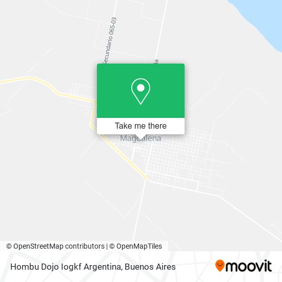 Mapa de Hombu Dojo Iogkf Argentina