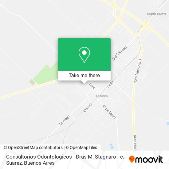 Consultorios Odontologicos - Dras M. Stagnaro - c. Suarez map