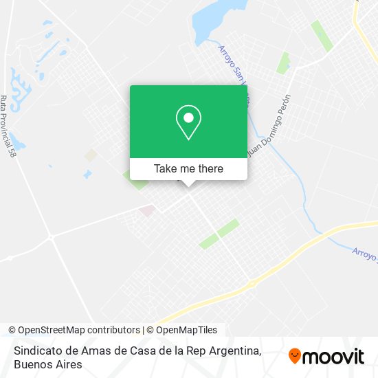 Sindicato de Amas de Casa de la Rep Argentina map