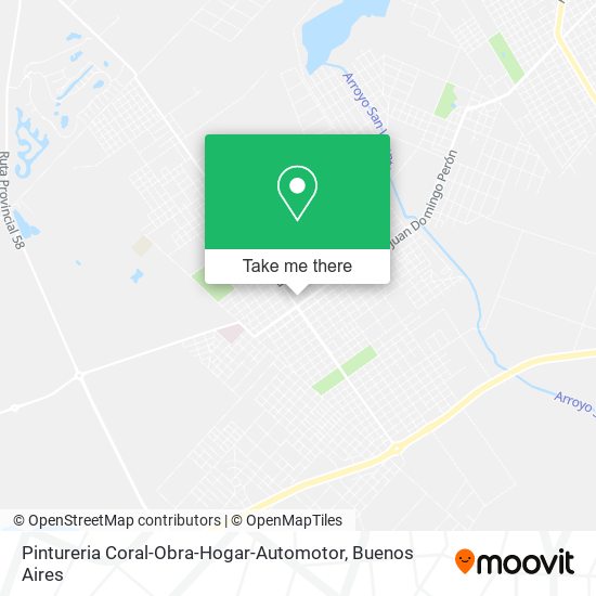 Pintureria Coral-Obra-Hogar-Automotor map