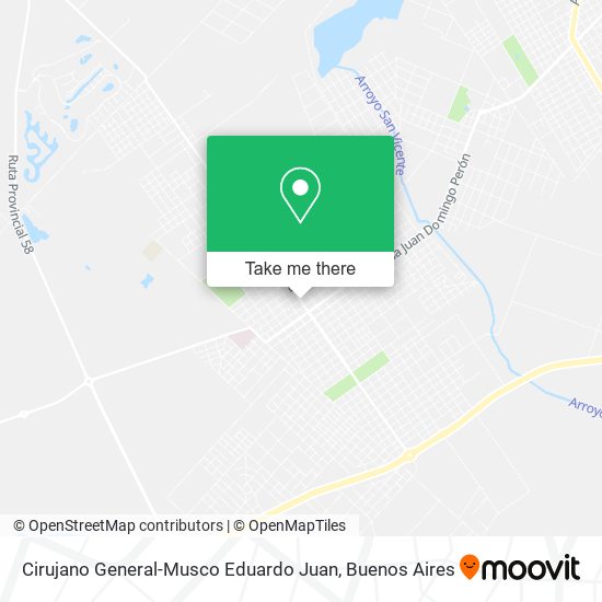 Cirujano General-Musco Eduardo Juan map