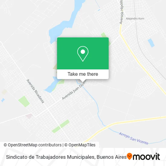 Mapa de Sindicato de Trabajadores Municipales