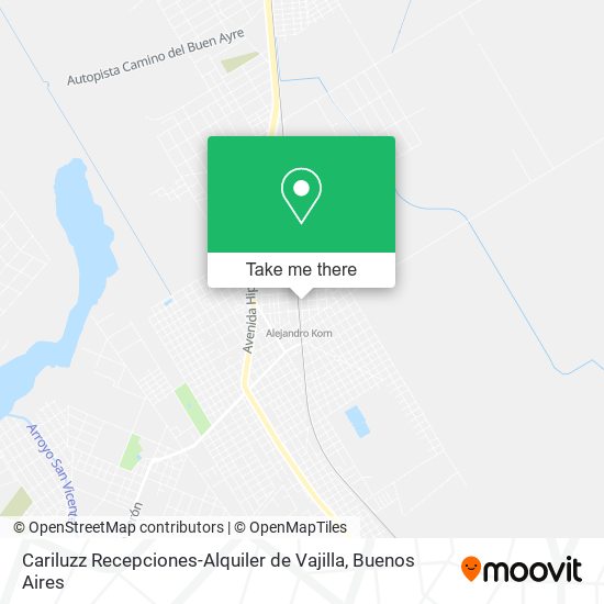Cariluzz Recepciones-Alquiler de Vajilla map