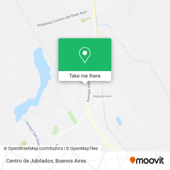 Centro de Jubilados map