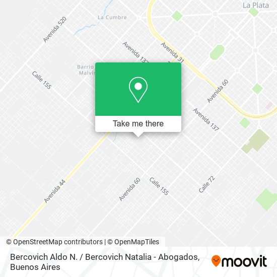 Bercovich Aldo N. / Bercovich Natalia - Abogados map