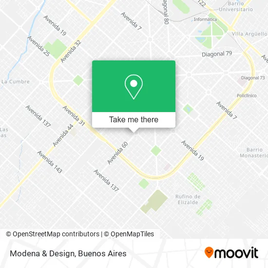 Modena & Design map