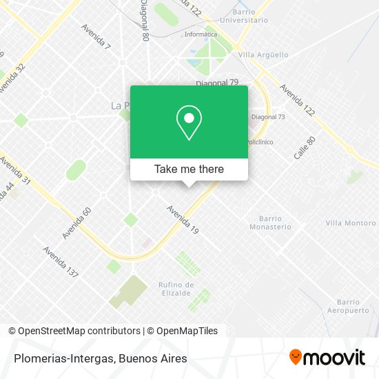Plomerias-Intergas map