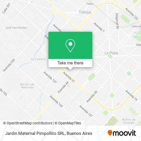 Jardin Maternal Pimpollito SRL map