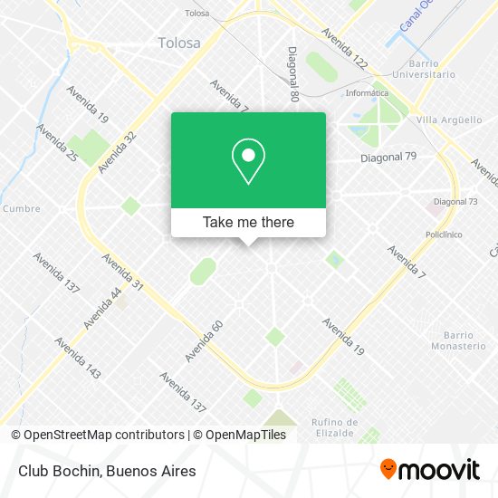 Club Bochin map
