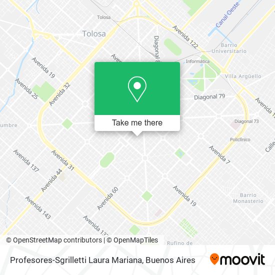 Profesores-Sgrilletti Laura Mariana map