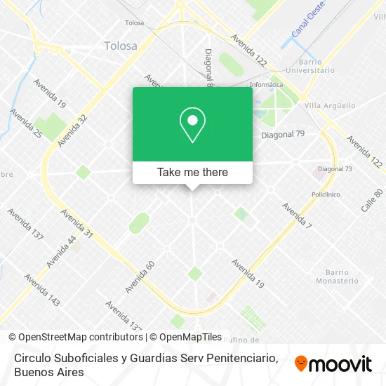 Circulo Suboficiales y Guardias Serv Penitenciario map