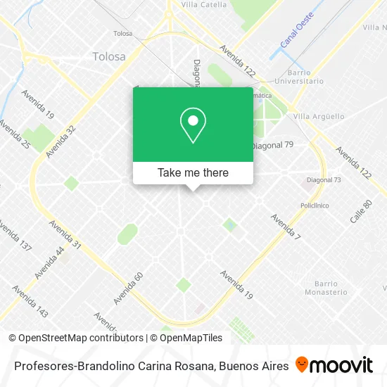 Profesores-Brandolino Carina Rosana map
