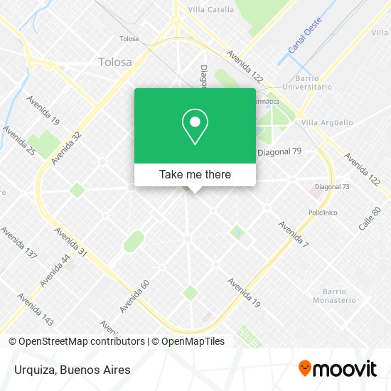 Urquiza map