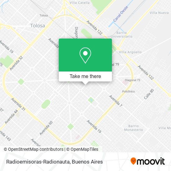 Radioemisoras-Radionauta map