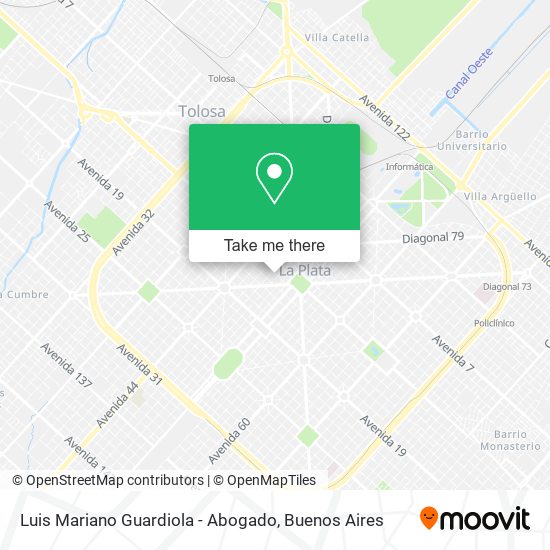 Luis Mariano Guardiola - Abogado map