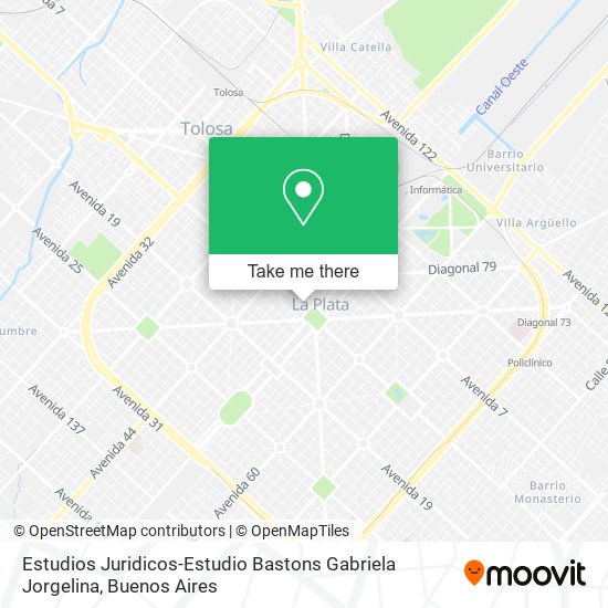 Estudios Juridicos-Estudio Bastons Gabriela Jorgelina map