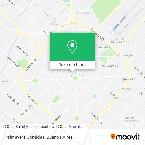 Mapa de Primavera Comidas