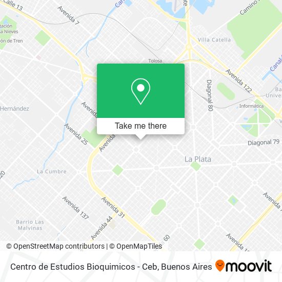Centro de Estudios Bioquimicos - Ceb map