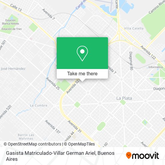 Gasista Matriculado-Villar German Ariel map