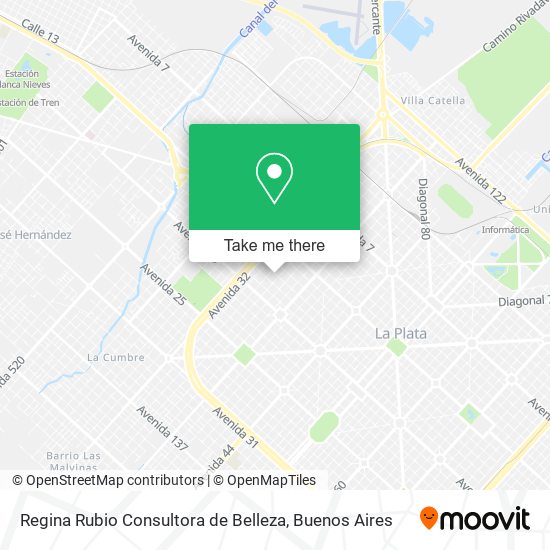 Regina Rubio Consultora de Belleza map