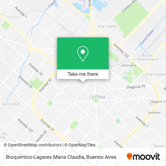 Bioquímico-Lagares Maria Claudia map