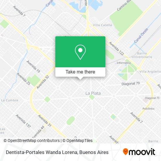 Dentista-Portales Wanda Lorena map