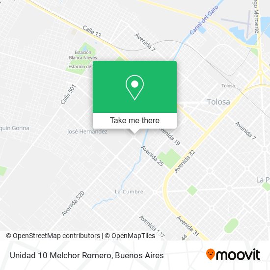 Mapa de Unidad 10 Melchor Romero