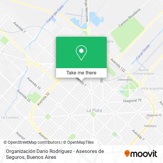 Organización Darío Rodríguez - Asesores de Seguros map