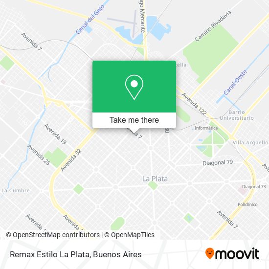 Mapa de Remax Estilo La Plata