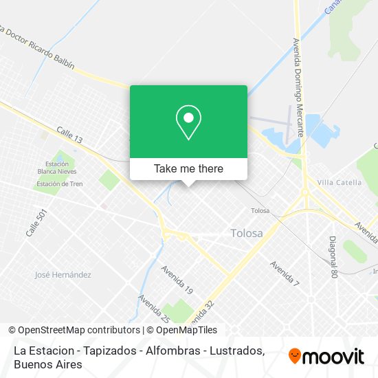 Mapa de La Estacion - Tapizados - Alfombras - Lustrados