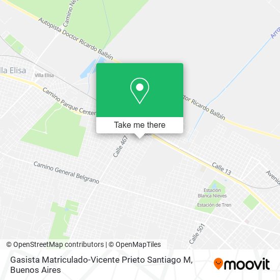 Mapa de Gasista Matriculado-Vicente Prieto Santiago M