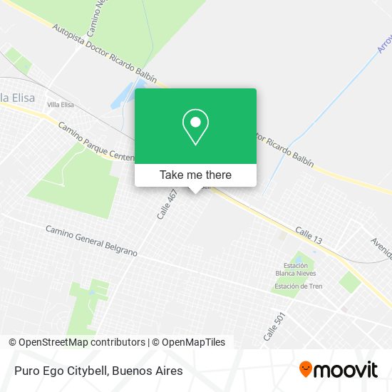 Mapa de Puro Ego Citybell