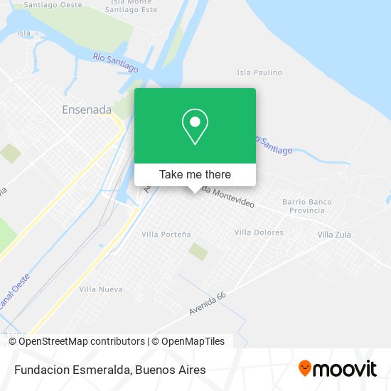 Fundacion Esmeralda map