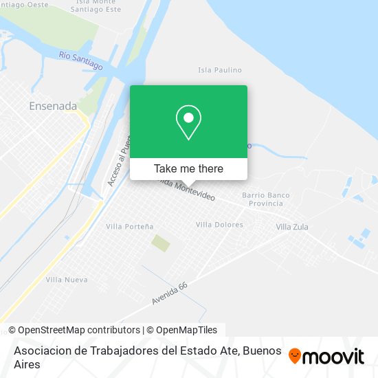 Mapa de Asociacion de Trabajadores del Estado Ate
