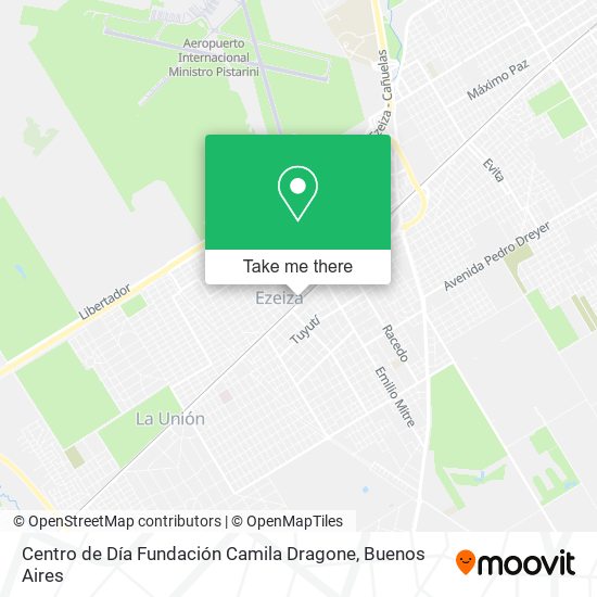 Mapa de Centro de Día Fundación Camila Dragone