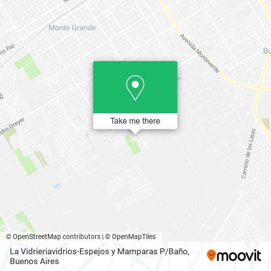 La Vidrieriavidrios-Espejos y Mamparas P / Baño map