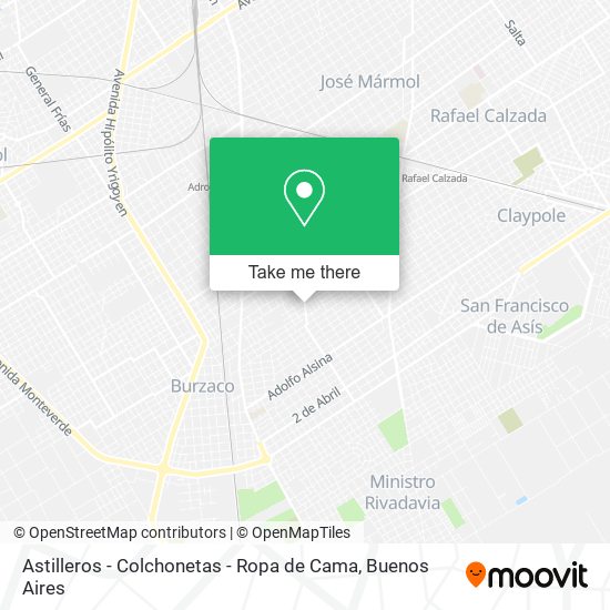 Astilleros - Colchonetas - Ropa de Cama map