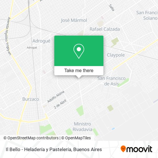 Il Bello - Heladería y Pastelería map