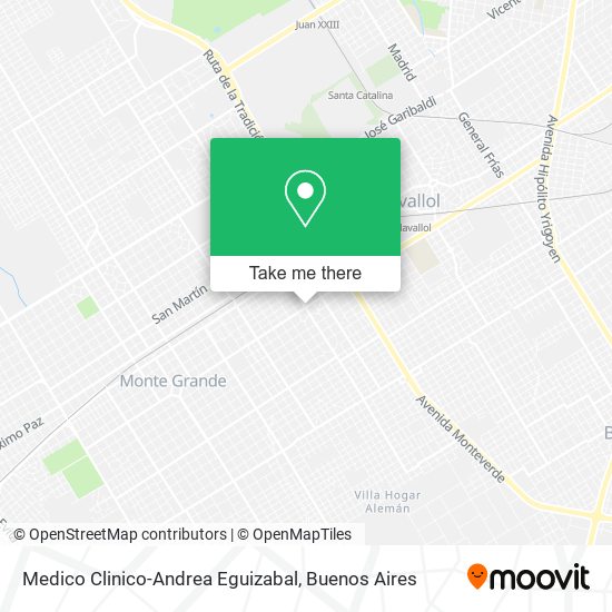 Medico Clinico-Andrea Eguizabal map