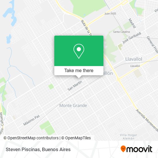 Steven Piscinas map