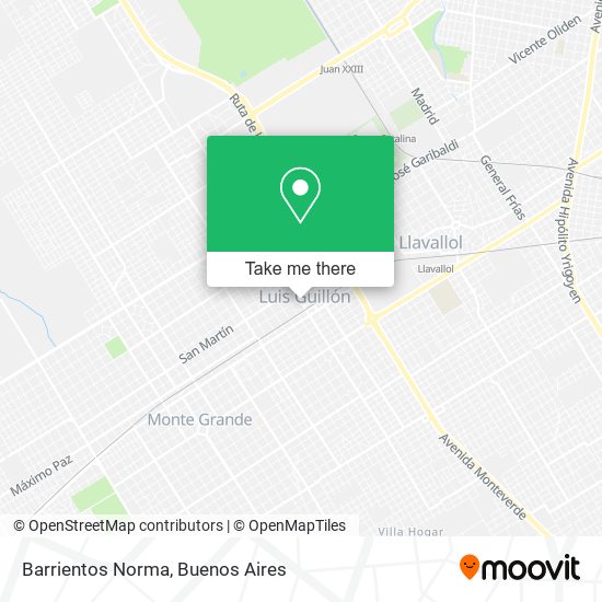 Barrientos Norma map