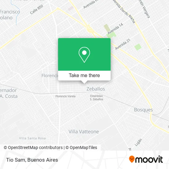 Tio Sam map
