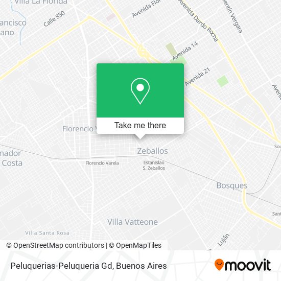 Peluquerias-Peluqueria Gd map