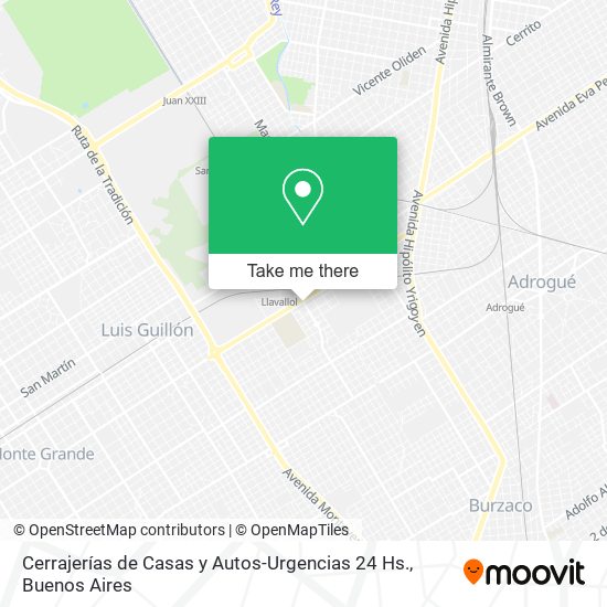 Cerrajerías de Casas y Autos-Urgencias 24 Hs. map