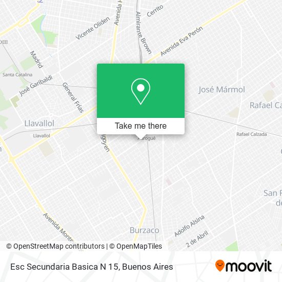 Esc Secundaria Basica N 15 map