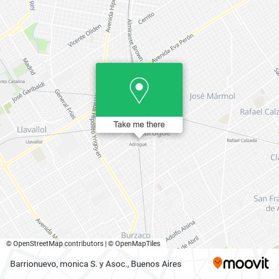 Barrionuevo, monica S. y Asoc. map